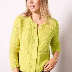 NWOT Splendid DRE Cardigan, Chartruese, Large